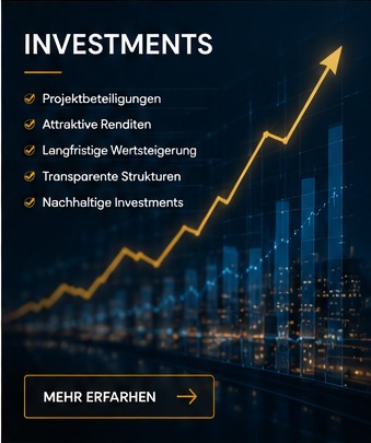 Investments: langfristige Projektbeteiligungen und Wertentwicklung